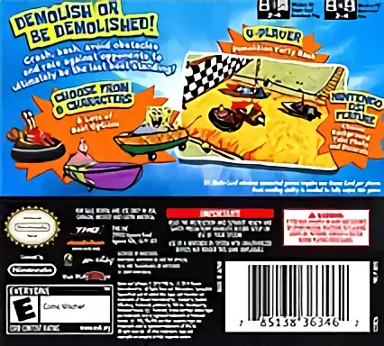 Image n° 2 - boxback : SpongeBob's Boating Bash (DSi Enhanced)